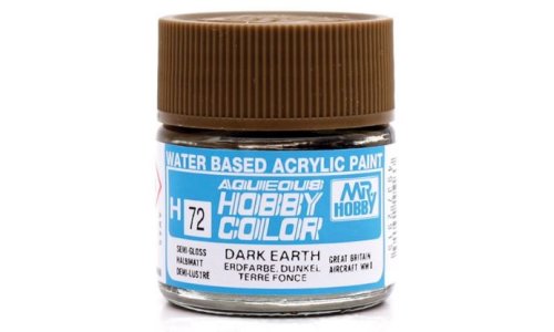 Mr. Hobby Acrysion Model Kit Paint – Dark Earth N72 – Drakuli