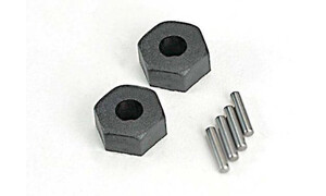 Traxxas Wheel hubs, hex (2)/ stub