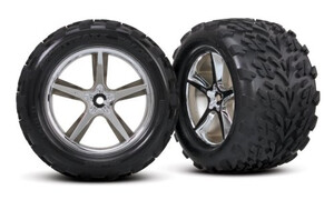 Traxxas Tires & wheels, assembled,