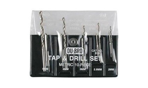 Dubro TAP & DRILL SET STANDARD