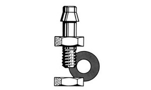 Dubro 10-32 Pressure Fitting (QTY/PKG: