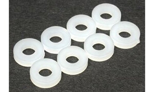 DUBRO No. 4 Nylon Flat Washer (QTY/PKG: