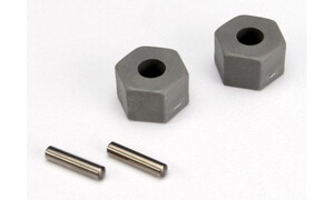 Traxxas Wheel hubs, hex (tall offset,