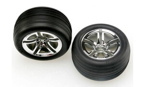 Traxxas Tires & wheels, assembled,