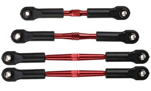 Traxxas Turnbuckles, aluminum (red-anodized),