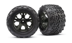 Traxxas Tires & wheels, assembled,