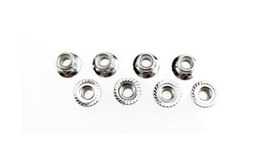 Traxxas Nuts, 5mm flanged nylon locking