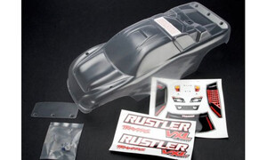 Traxxas Body, Rustler (clear, requires