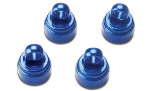 Traxxas Shock caps, aluminum (blue