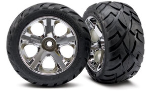 Traxxas Tires & wheels, assembled,