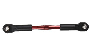 Traxxas Turnbuckle, aluminum (red-anodized),