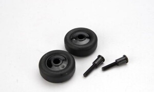 Traxxas Wheels (2)/ Axles (2) for