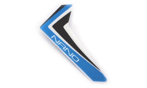 Blade Blue Vertical Fin with decal: