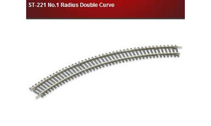 Peco ST-221 No.1 Radius Double