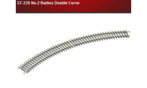 Peco ST-226 No.2 Radius Double