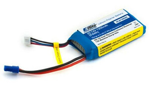 E-Flite 1300mAh 2S 7.4V 20C LiPo,