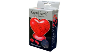 Crystal Puzzle 3D Red Heart VEN900122