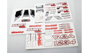 Traxxas Decal sheets, Bandit VXL