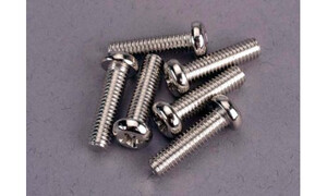 Traxxas Screws, 4x15mm roundhead