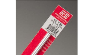 K&S 1/4" Outside Diameter Aluminum Tube 8106