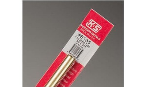 K&S 3/8" Outside Diameter Round Brass Tube 8135