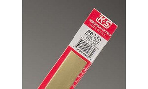 K&S 0.016 x 3/4" Brass Strip 8233