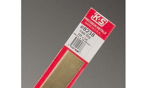 K&S 0.025 x 3/4" Brass Strip 8238