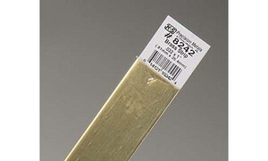 K&S 0.032 x 1" Brass Strip 8242