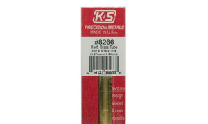 K&S 5/32" x 5/16" Rect. Brass Tube 8266