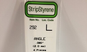 Evergreen 292 - .080" (2.0mm) OPAQUE