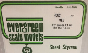 Evergreen 4502 - 1/12" X 1/12" Opaque