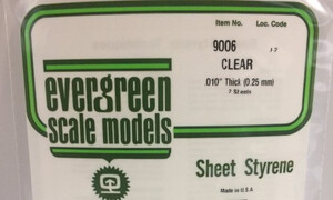 Evergreen 9006 - .010" Clear Oriented