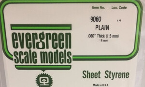 Evergreen 9060 - .060" (1.5mm) PLAIN