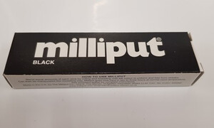 Milliput Black 2-part Epoxy Putty