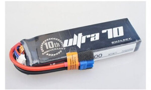 DualSky Ultra 70 LiPo Battery 3300mAh 4S 70C DSBXP33004ULT