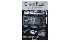 Crystal Puzzle Treasure Chest - Black VEN900177