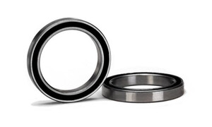 Traxxas Ball bearing, black rubber