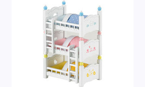 Sylvanian Families Triple Bunk Beds