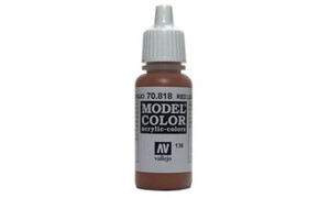 Vallejo AV70818 Red Leather 17 ml