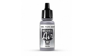 Vallejo AV71072 Gun Metal 17 ml Model