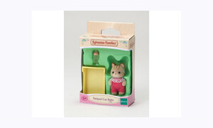 Sylvanian Families Striped Cat Baby