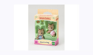 Sylvanian Families Striped Cat Twins