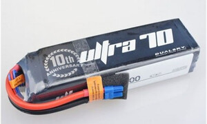 DualSky LiPo Battery 4400mAh 4S 70c DSBXP44004ULT