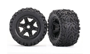 Traxxas Tires & wheels, assembled,