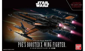 Bandai 1/72 Poe's Boosted X-Wing Fighter