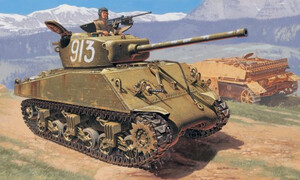 Italeri M4A2 76mm. ''WET'' SHERMAN Plastic Model Kit 6483S