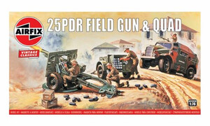 Airfix 25PDR Field Gun & Quad