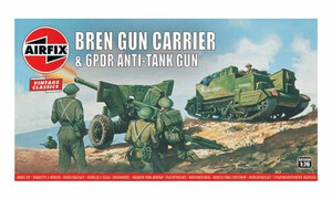 Airfix Bren Gun Carrier And 6PDR Anti-tank Gun 1/76