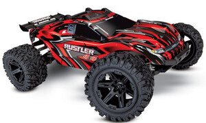 Traxxas Rustler 4x4 Brushed Xl5 Stadium Truck Red