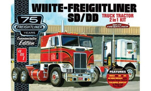 AMT Models White Freightliner 2-in-1 SC/DD Cabover Tractor (75th Anniversary) AMT1046